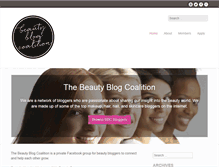 Tablet Screenshot of beautyblogcoalition.com